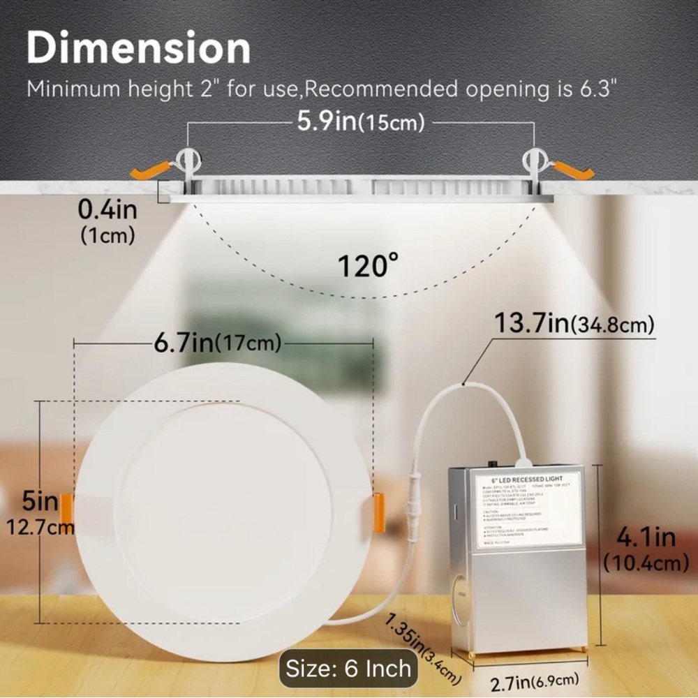 LED downlight panels - Picture 5 of 8